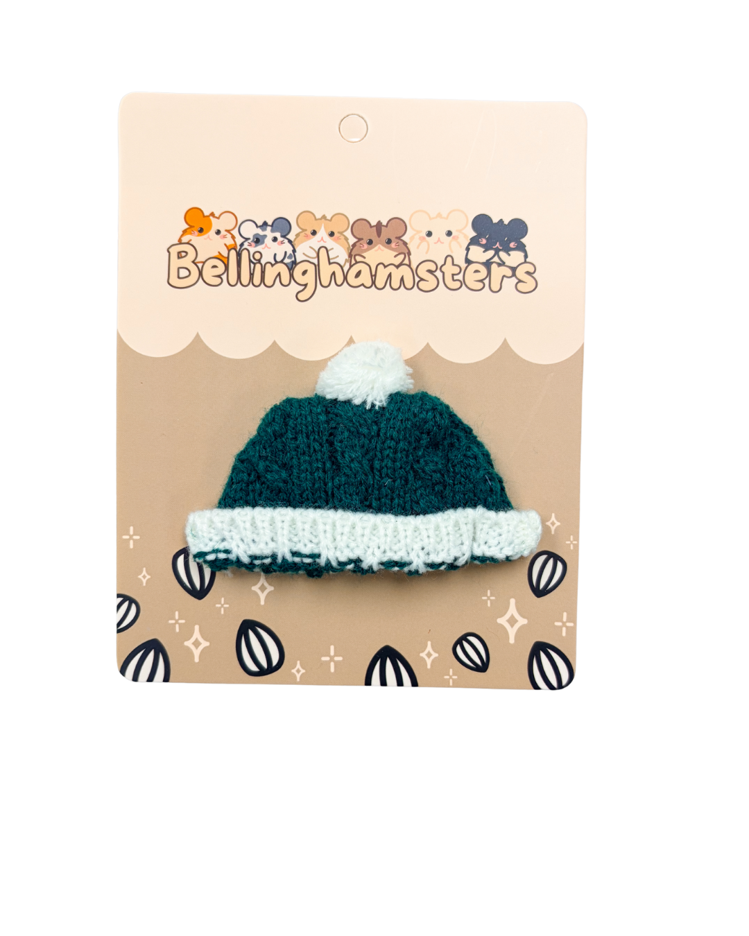 Forest Green Cable Knit Beanie - Plushie Accessories