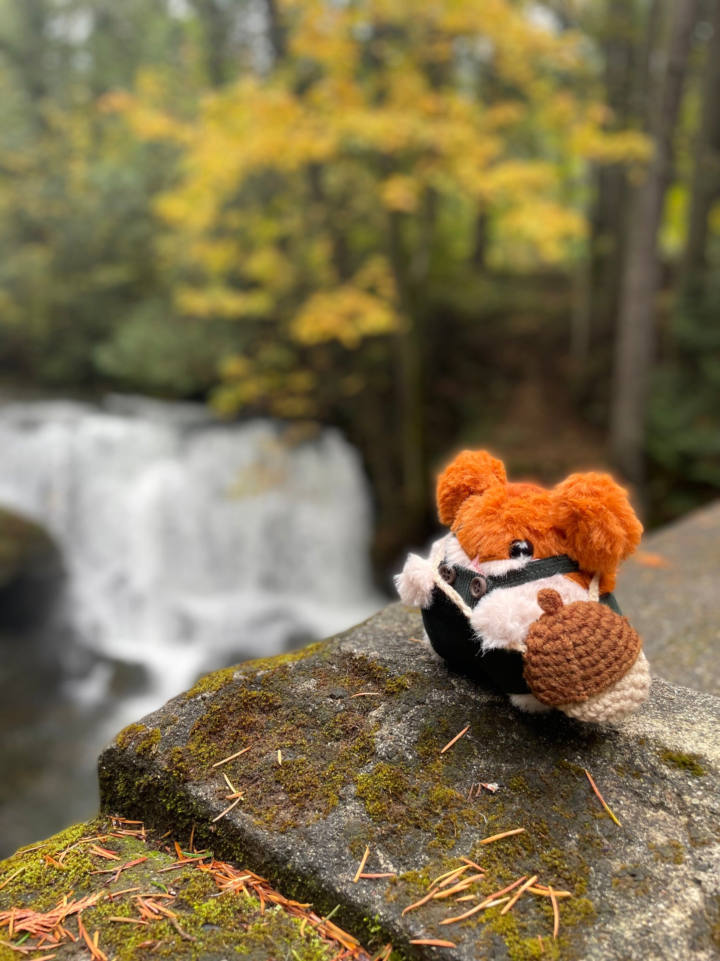 Green Corduroy Overalls - Plushie Accessories