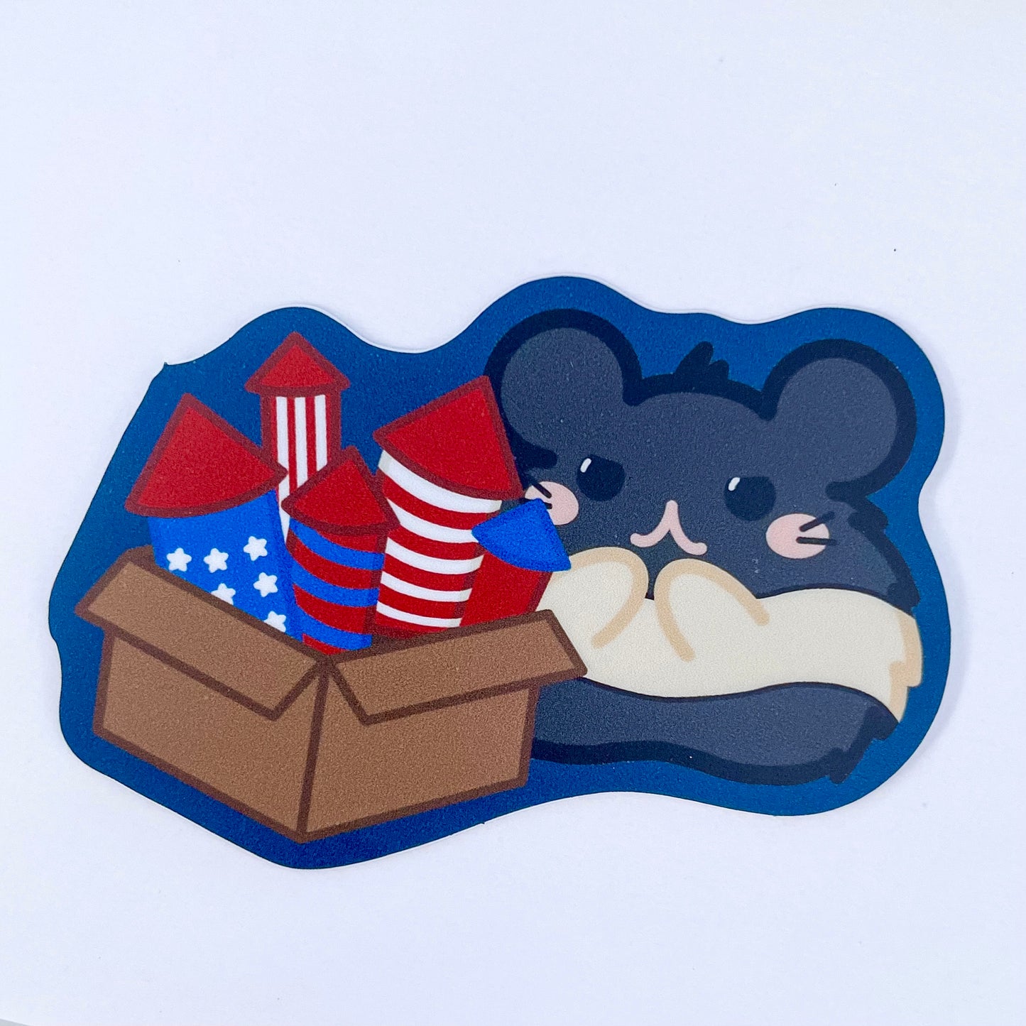Independence Day Hamster Stickers