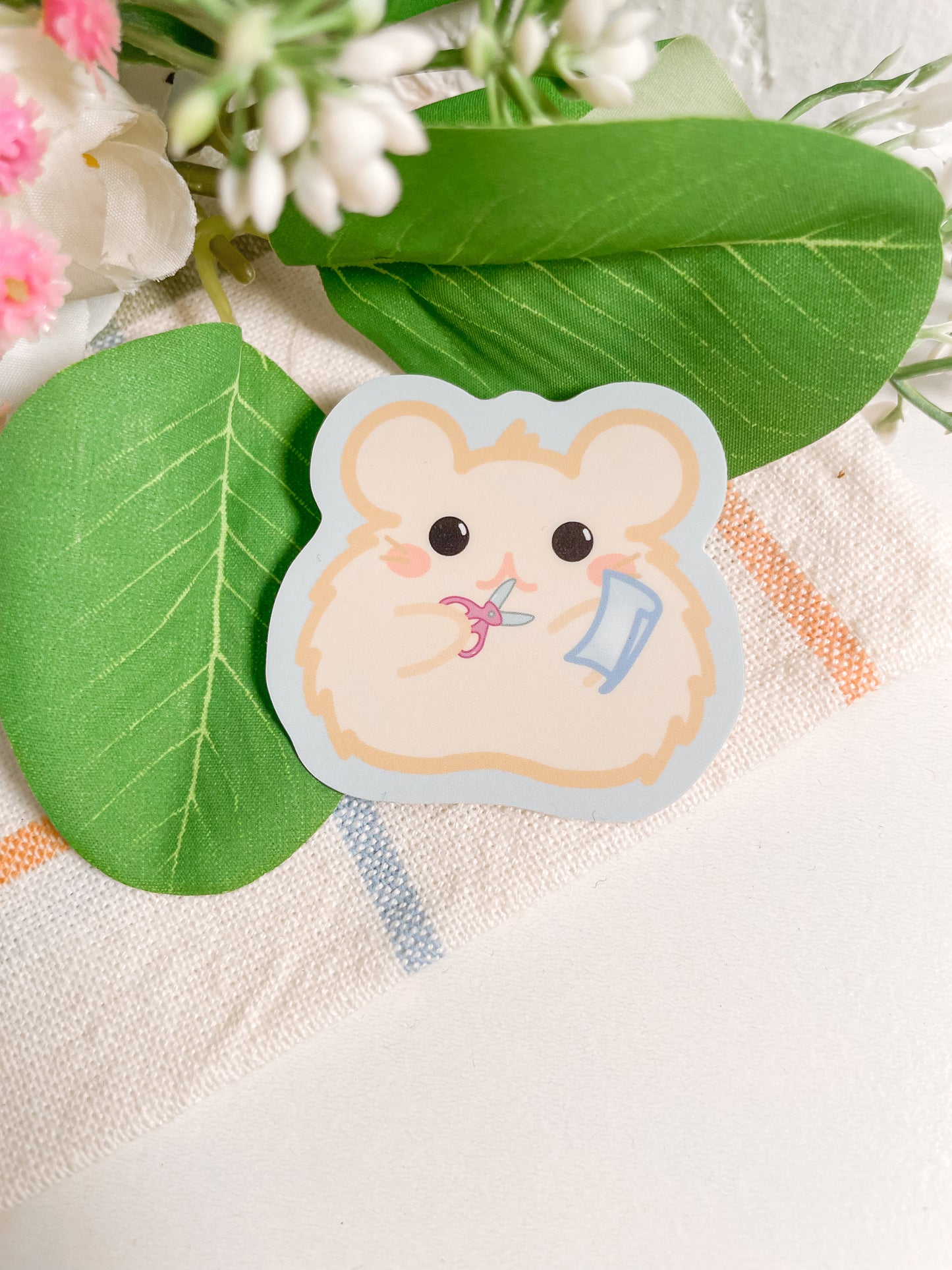 Crafty Hamster Sticker