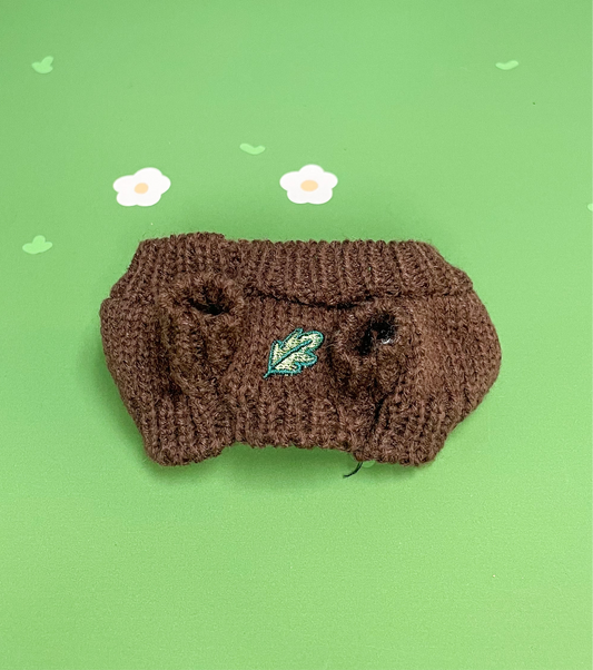 Brown Oak Leaf Sweater - Plushie Accessories