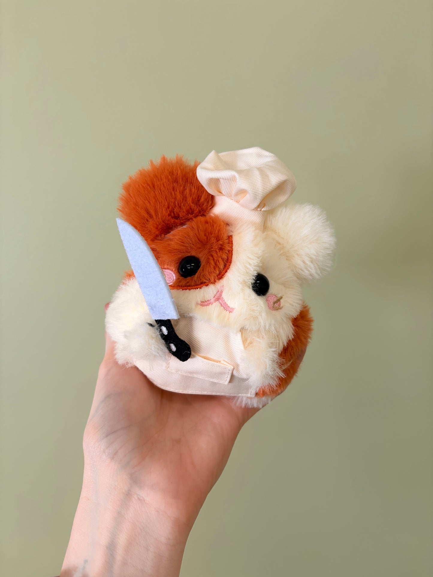 Chef Outfit | Plush Chef Hat & Apron Set - Plushie Accessories