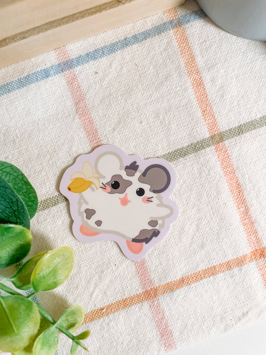 Banana Hamster Sticker