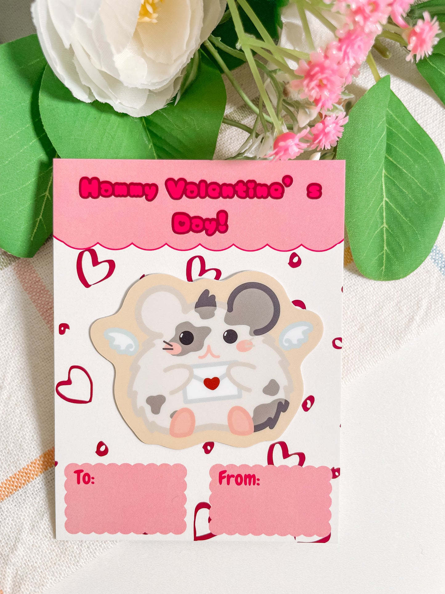 Hammy Valentines Stickers