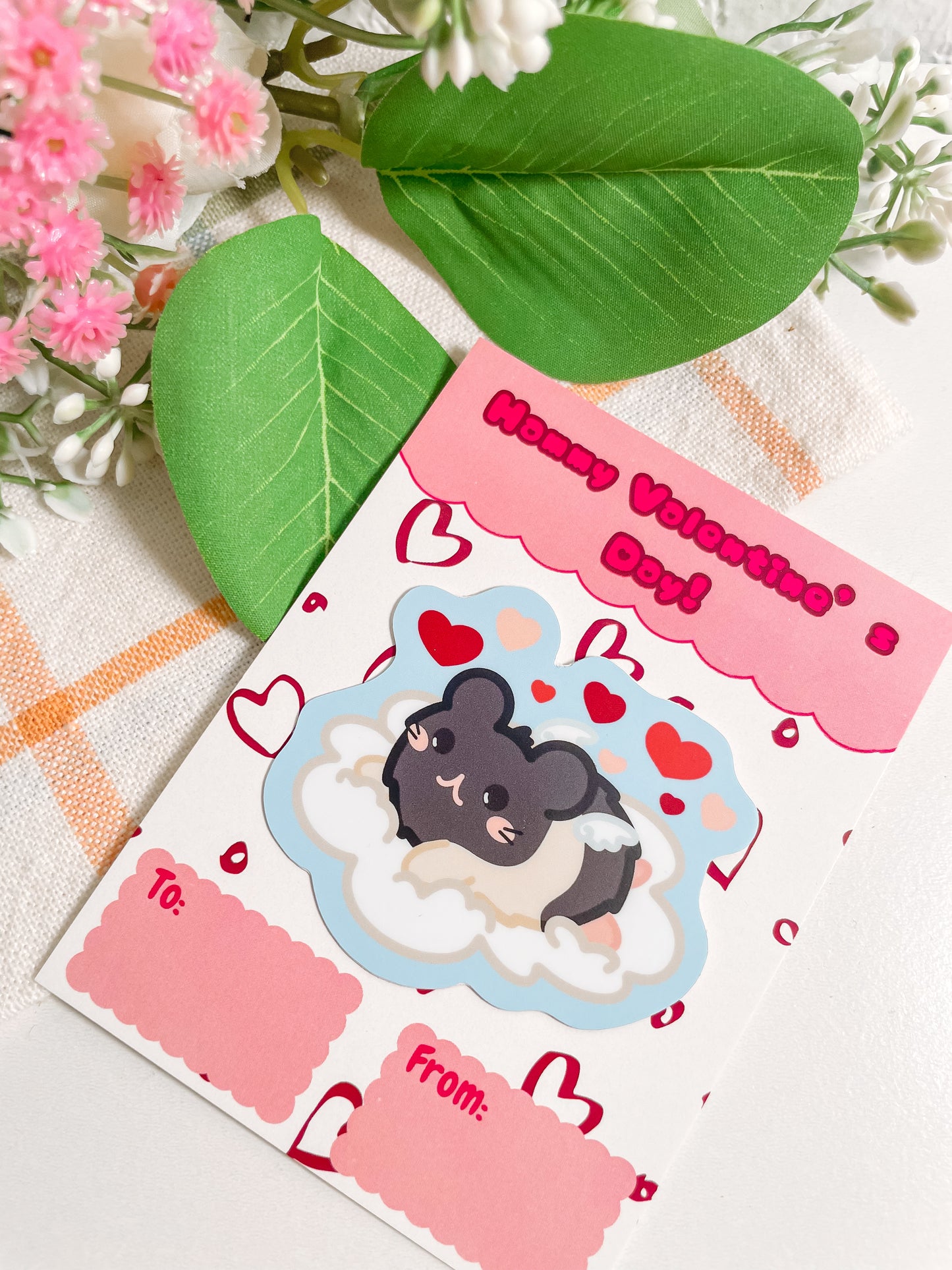 Hammy Valentines Stickers