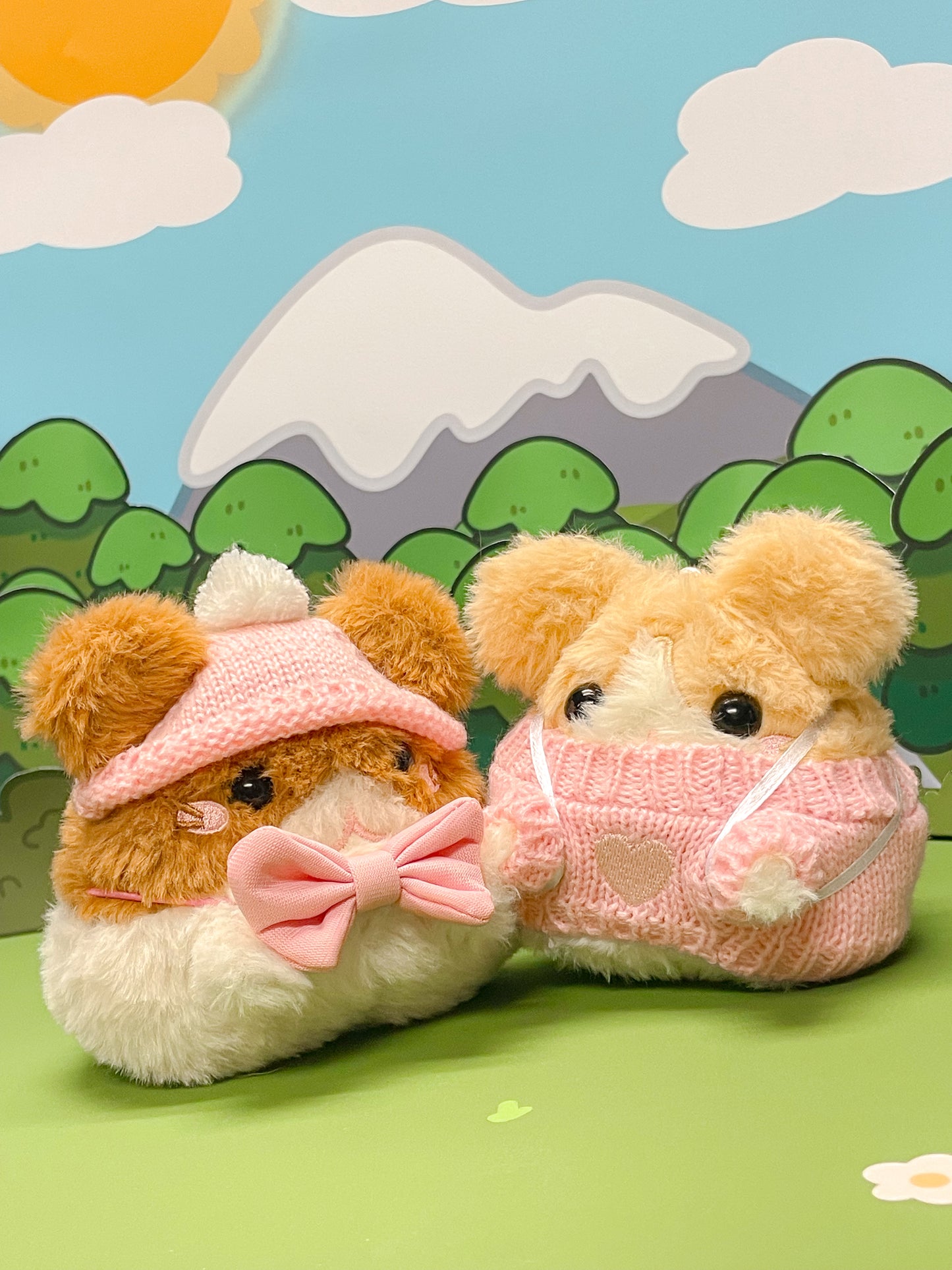 Pink Heart Sweater - Plushie Accessories