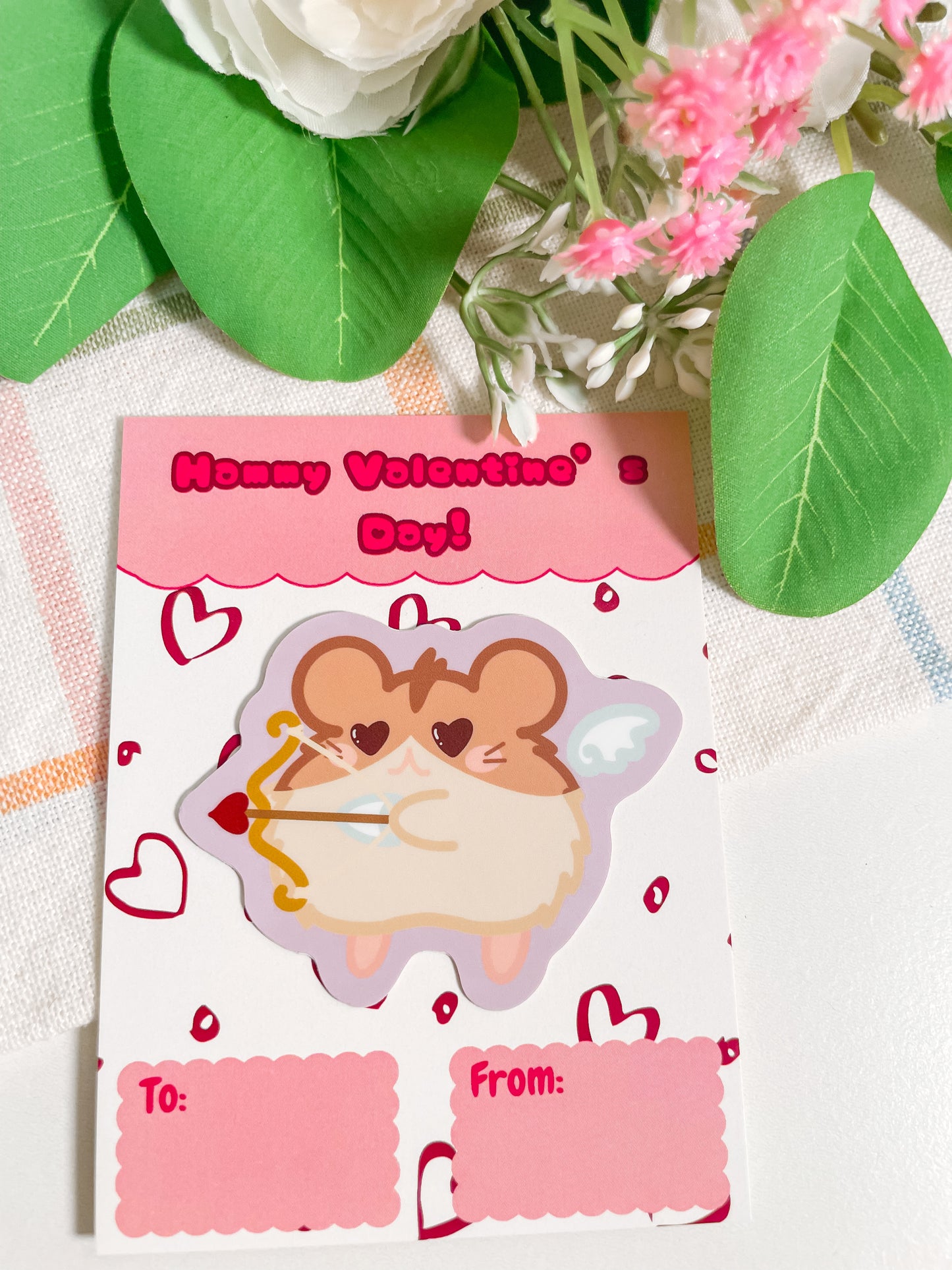 Hammy Valentines Stickers