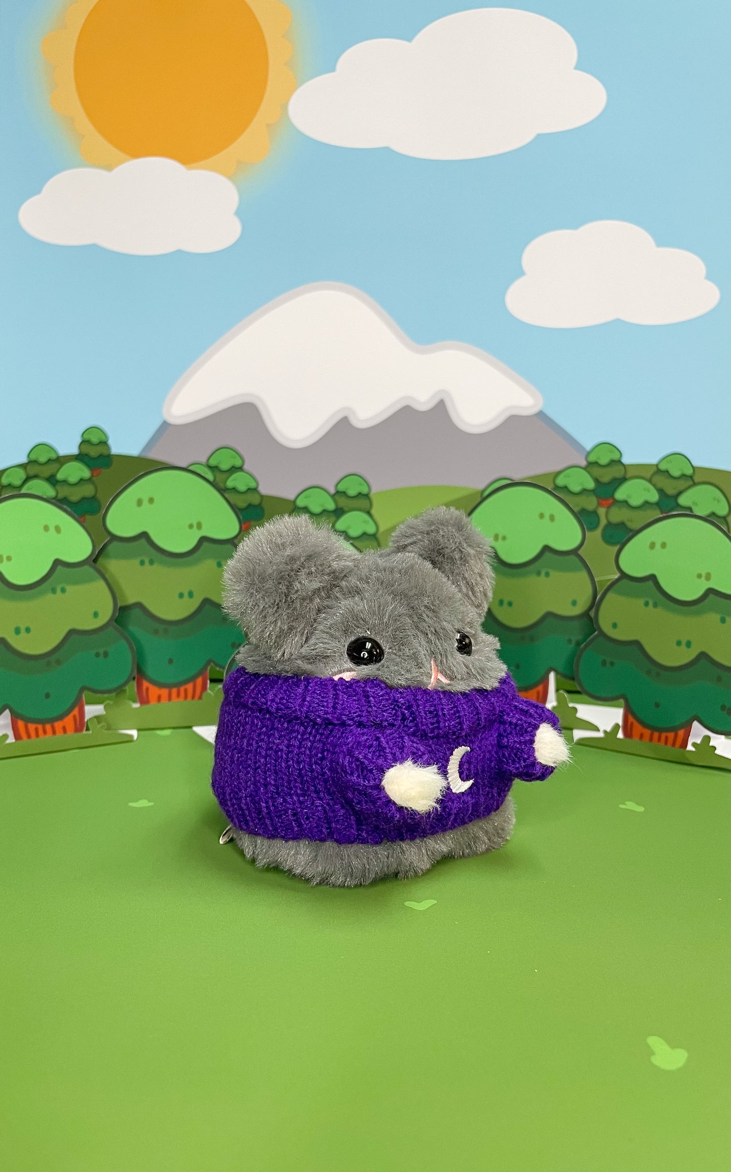 Purple Moon Sweater - Plushie Accessories