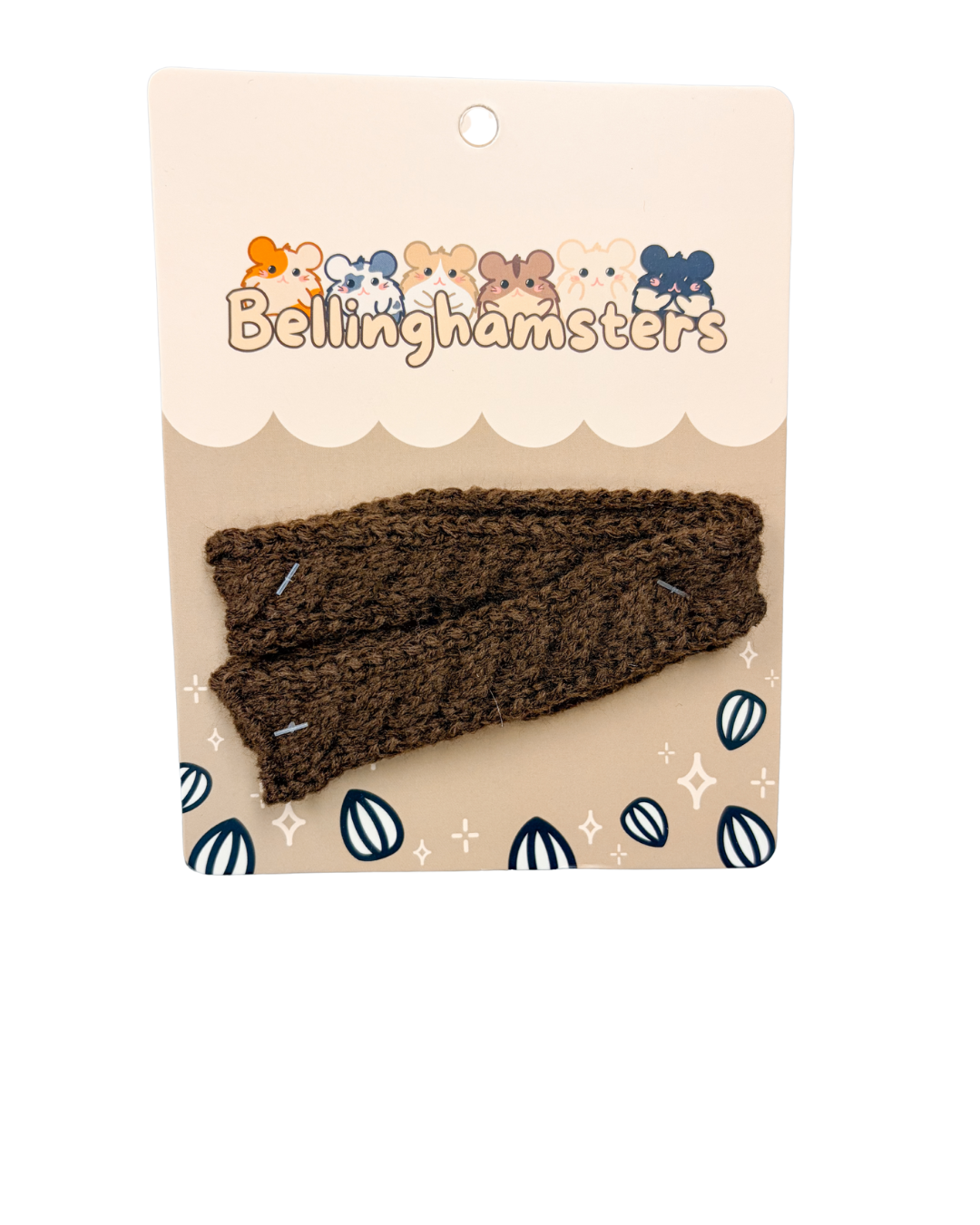 Brown Cable Knit Scarf - Plushie Accessories