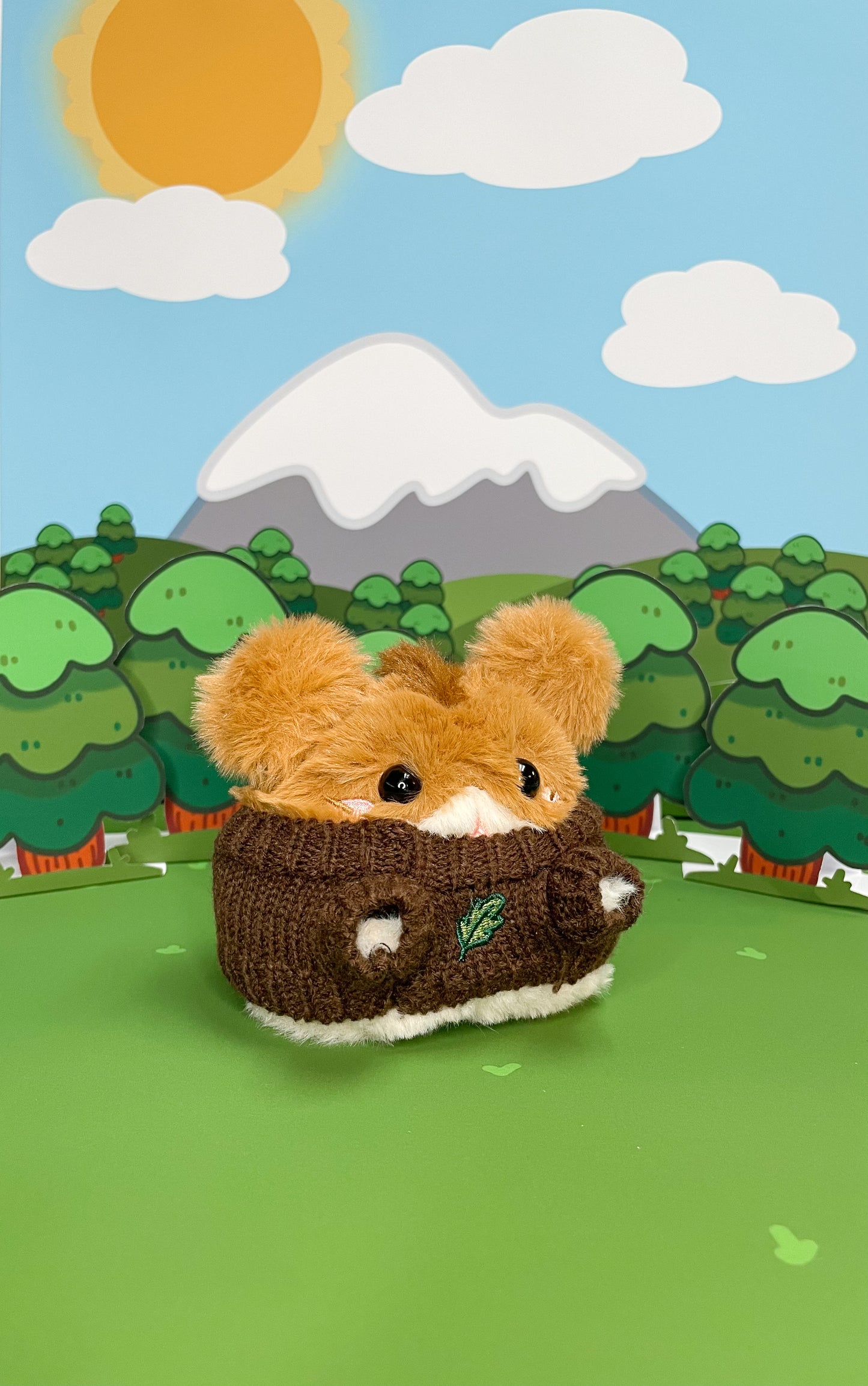 Brown Oak Leaf Sweater - Plushie Accessories