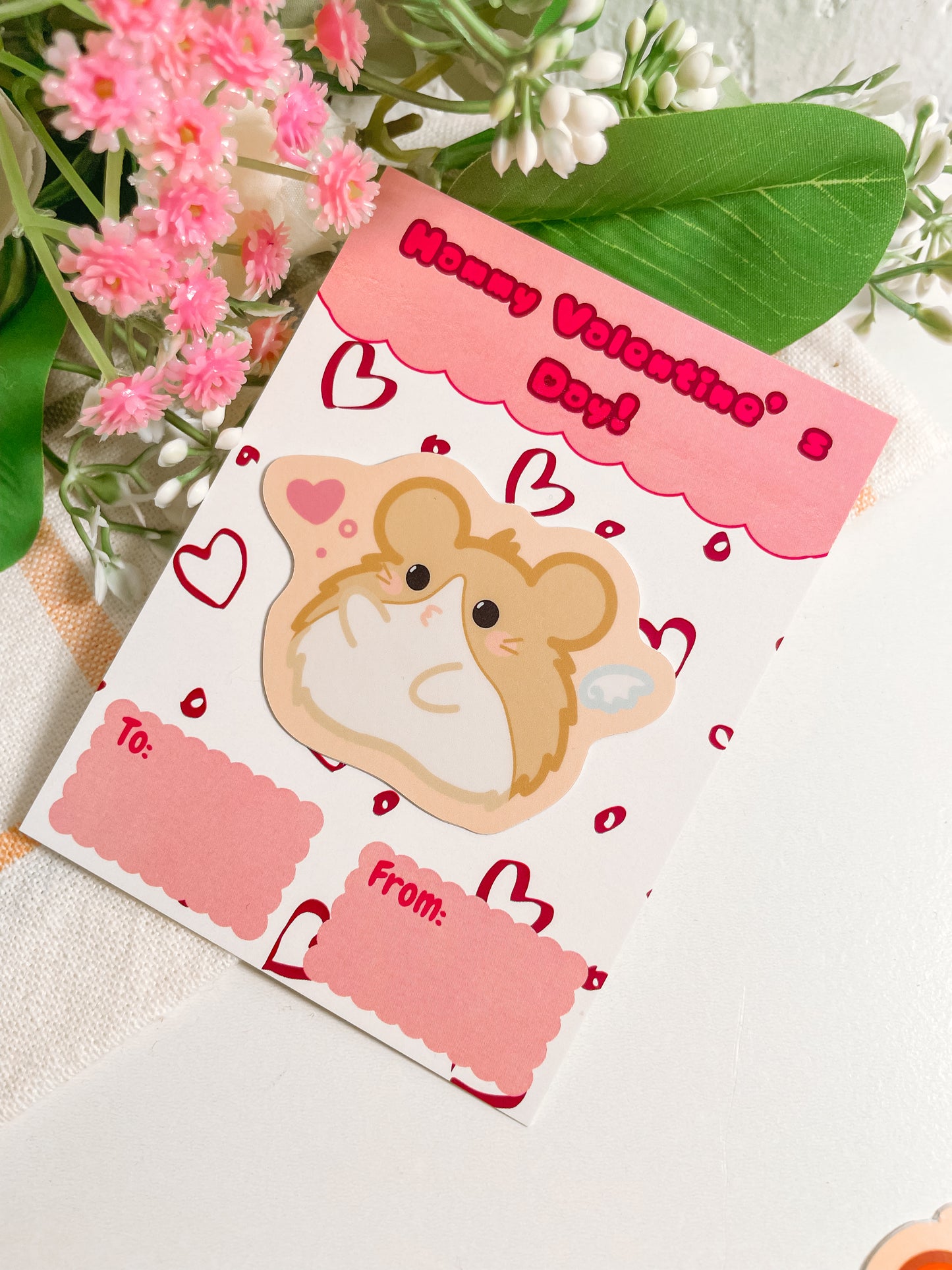 Hammy Valentines Stickers