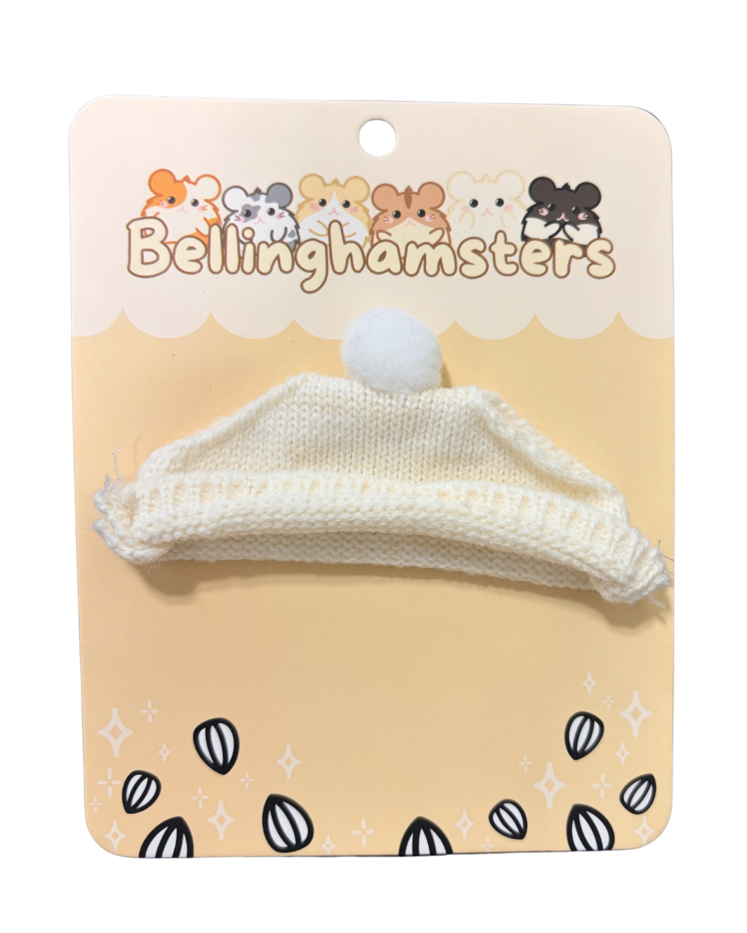 Cream Beanie - Plushie Accessories