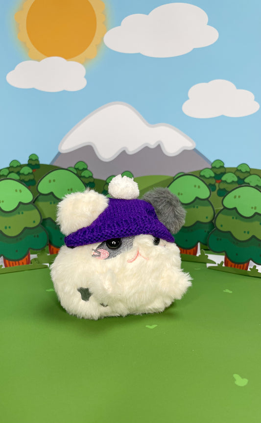 Purple PomPom Beanie - Plushie Accessories