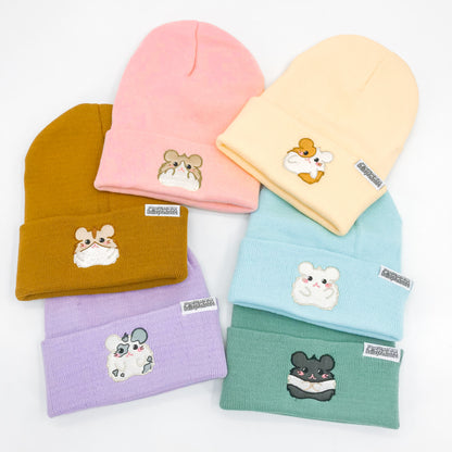 Bellinghamster Beanie Hat, Marshmallow the Winter White Hamster