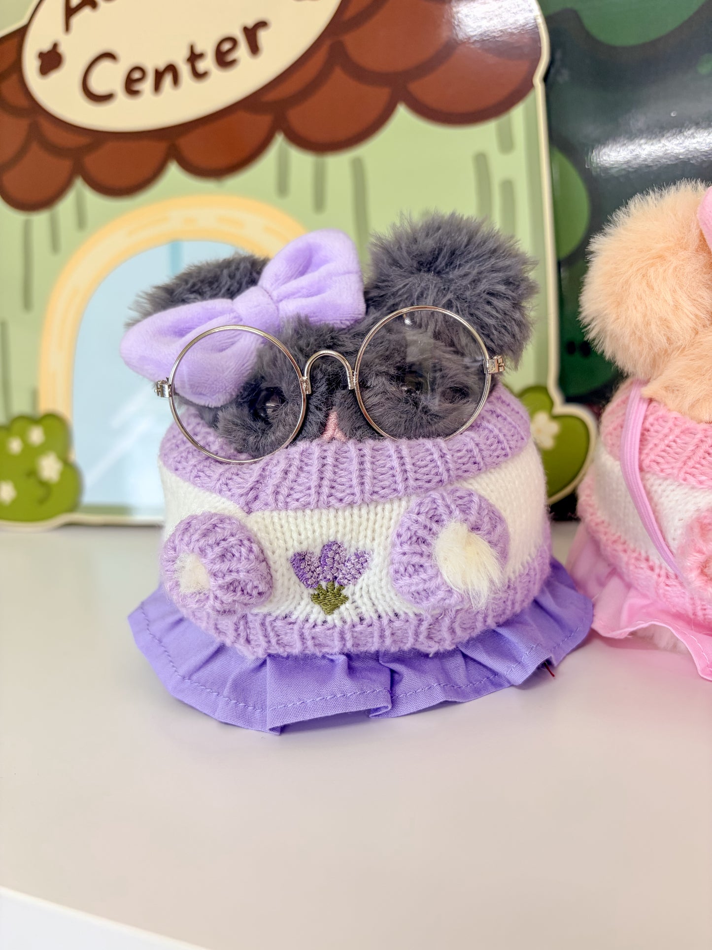 Lavender Sweater - Plushie Accessories