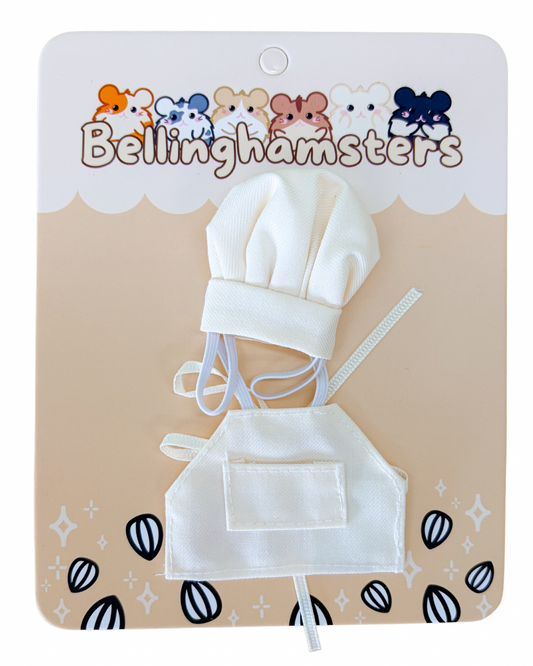 Chef Outfit | Plush Chef Hat & Apron Set - Plushie Accessories