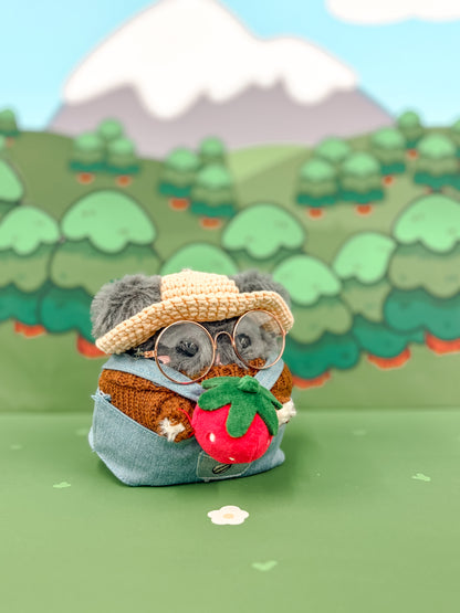 Crocheted Straw Hat - Plushie Accessories