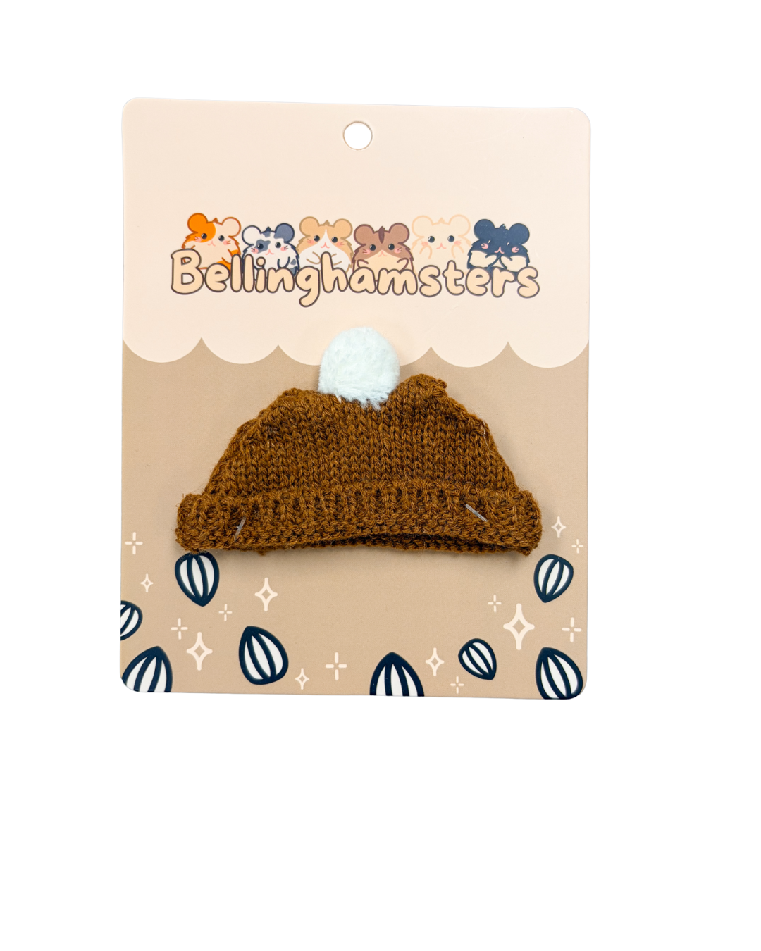 Brown Beanie - Plushie Accessories
