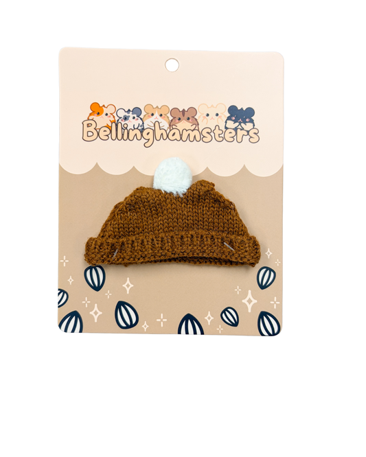 Brown Beanie - Plushie Accessories