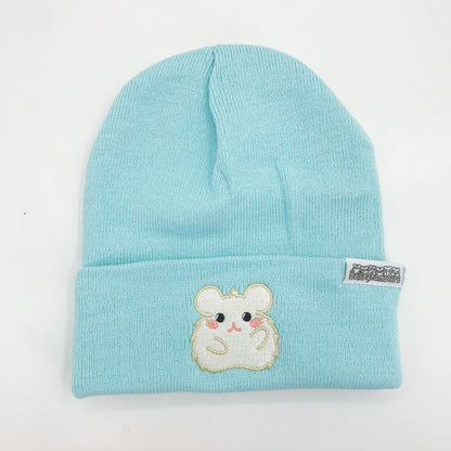 Bellinghamster Beanie Hat, Marshmallow the Winter White Hamster