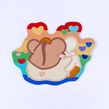 LGBT Pride Hamster Stickers