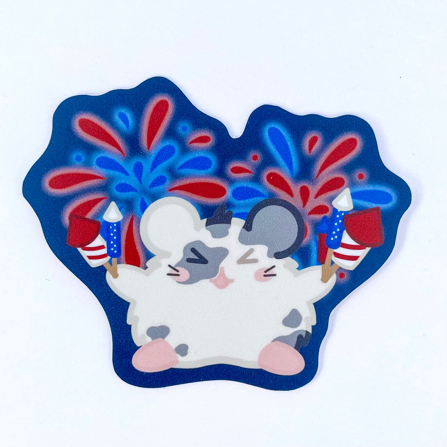 Independence Day Hamster Stickers