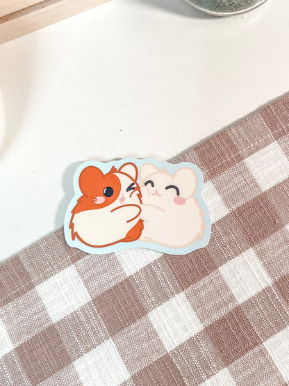 Ham Hug Vinyl Sticker(Waterproof)