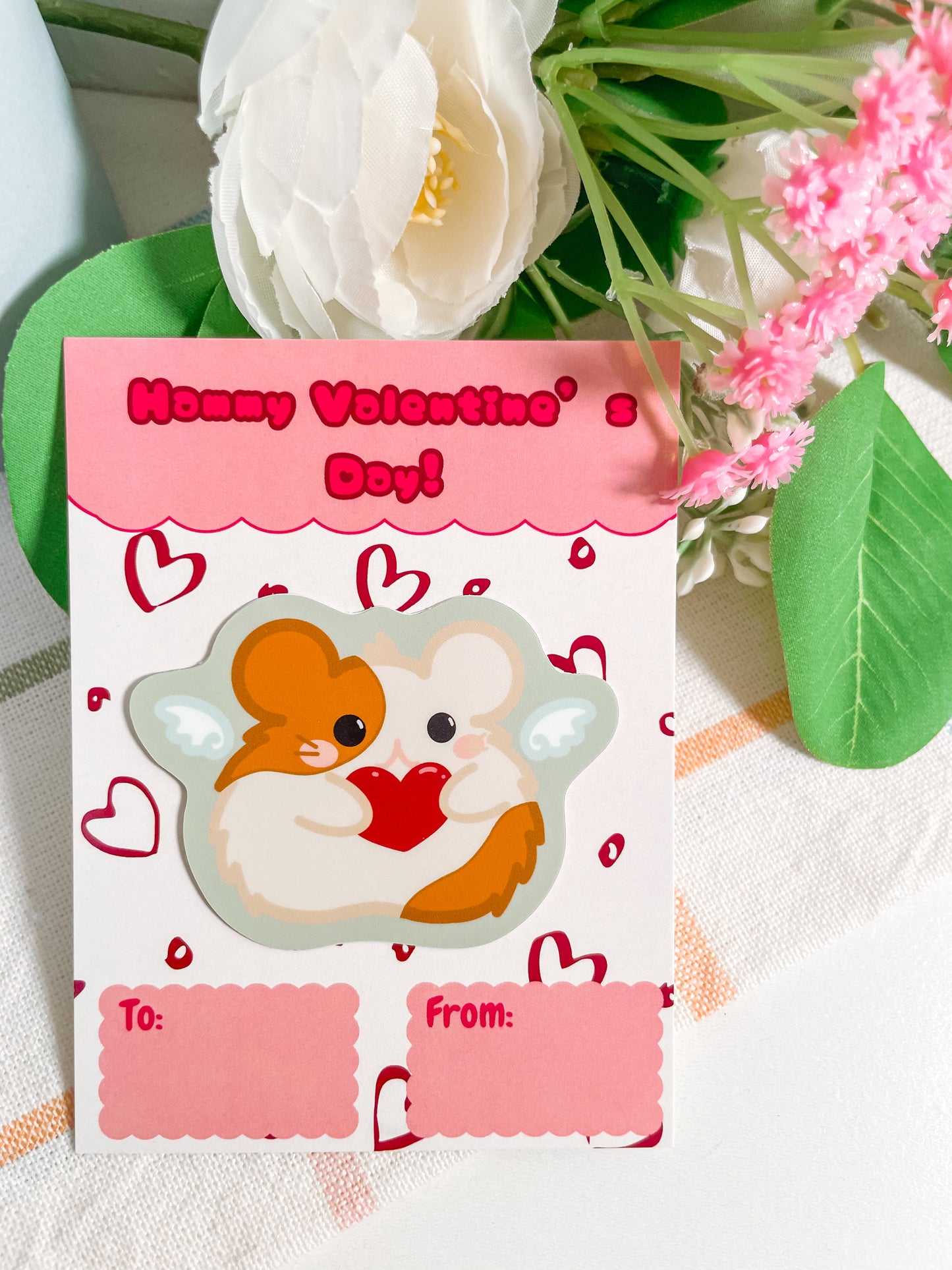 Hammy Valentines Stickers