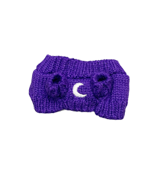 Purple Moon Sweater - Plushie Accessories