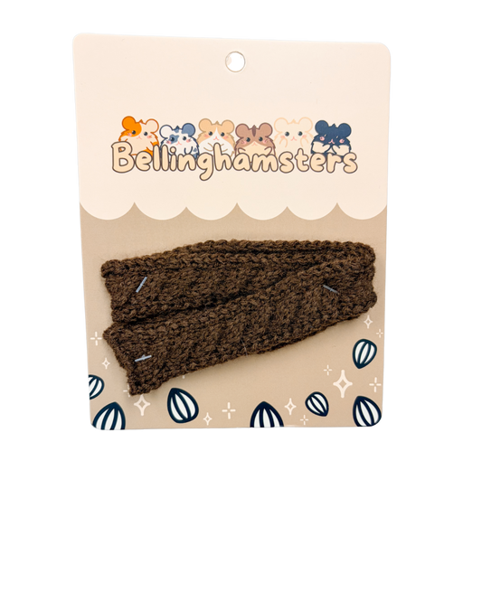 Brown Cable Knit Scarf - Plushie Accessories