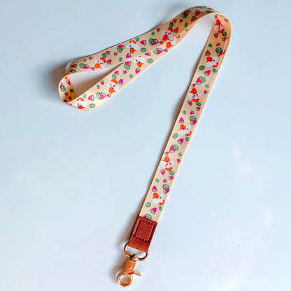 Fruity Friends Hamster Lanyard