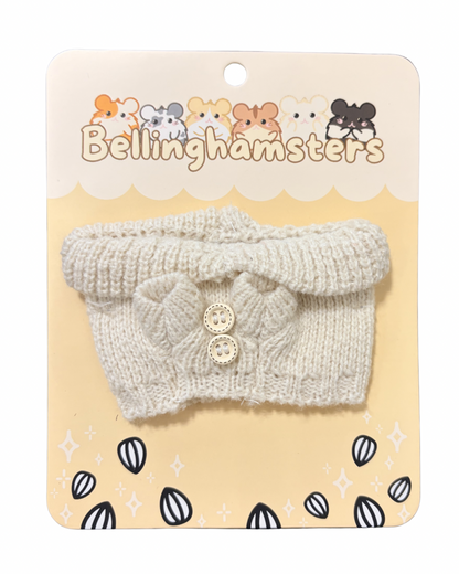 Cream Cottage Sweater - Plushie Accessories