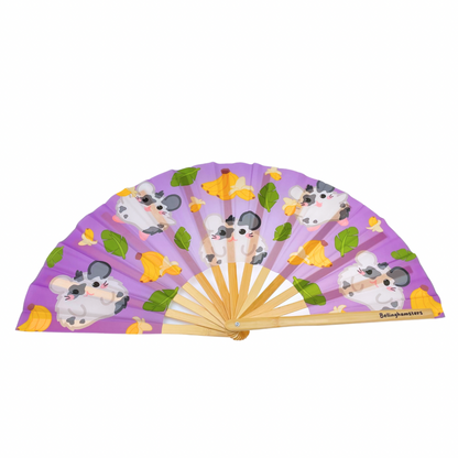 Fruity Friends Hamster Folding Fan