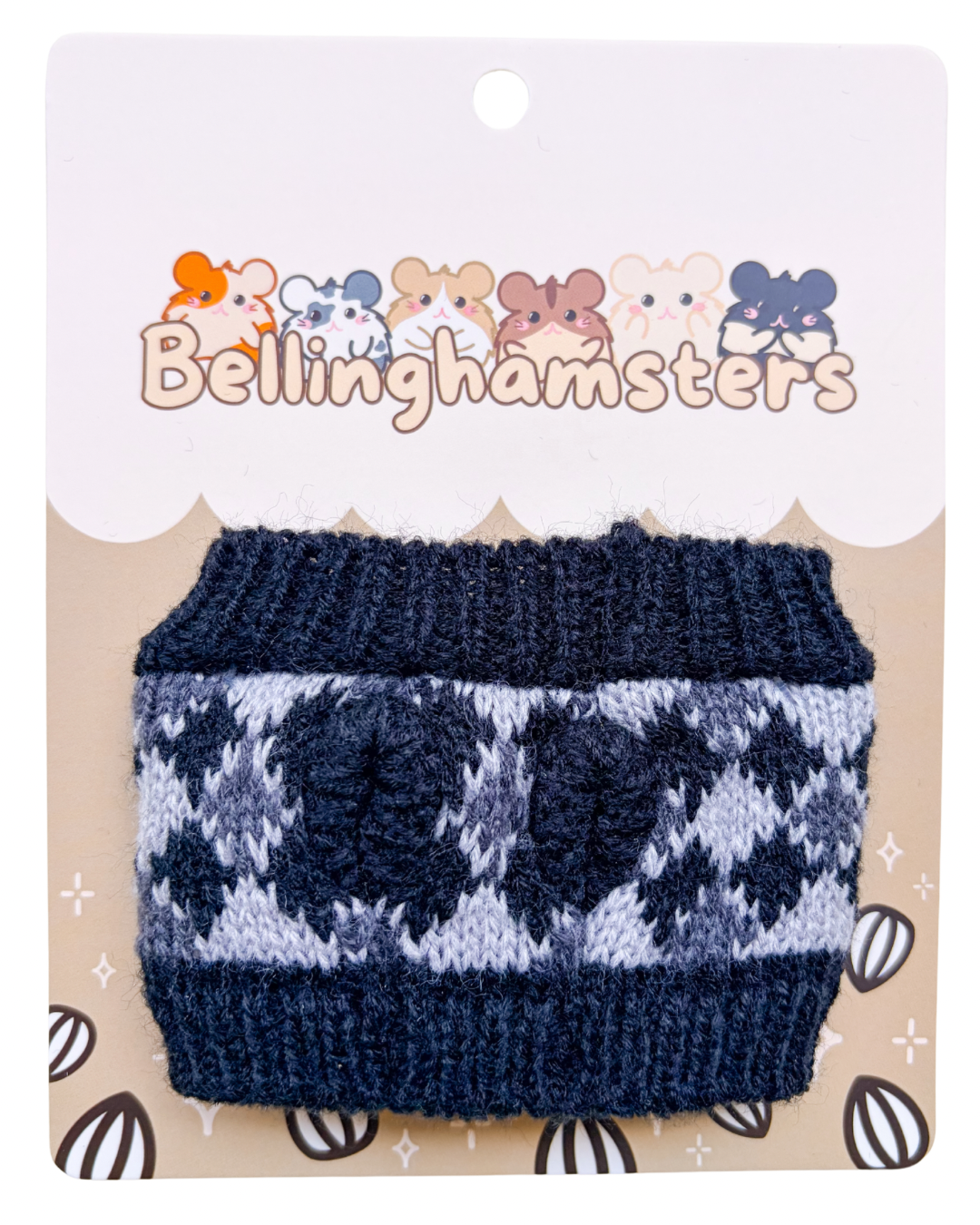 Monochrome Knit Sweater - Plushie Accessories